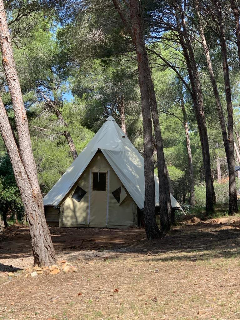 Camping Le Bois De Pins Salses-le-Château Eksteriør bilde
